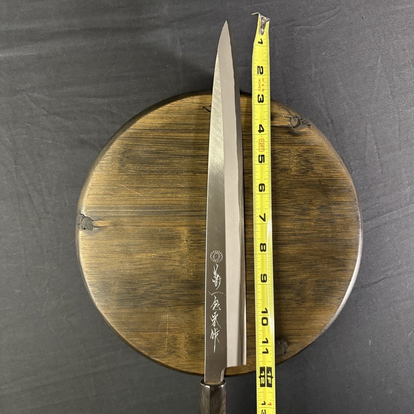 Kikuichi Japanese Chef Knife Kasumitogi Yanagi Sashimi Knife YKT30 12” 30cm14