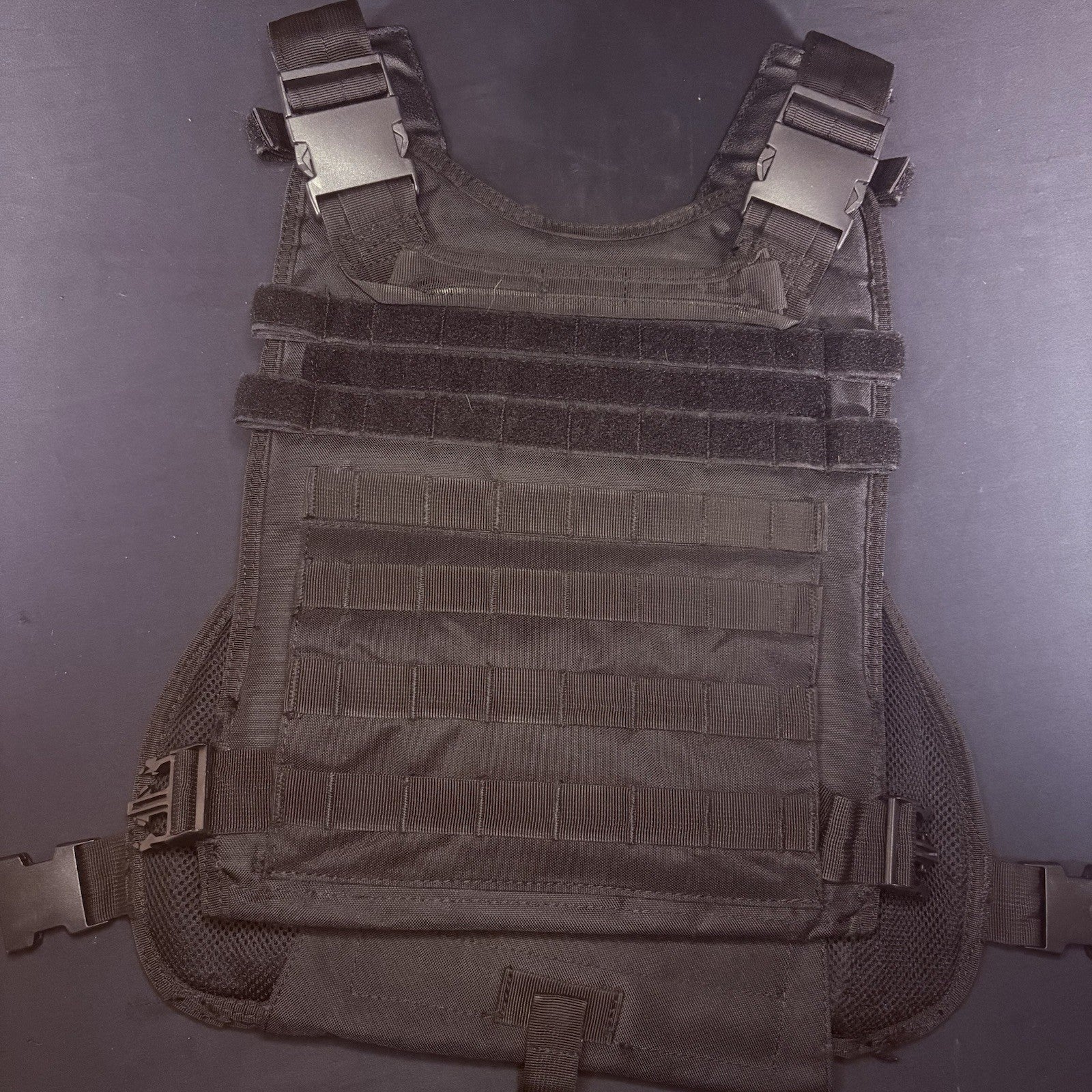 PROTECH Tactical Plate Rack Carrier 10"X12" (Adjustable Size) NOS Black MOLLE7