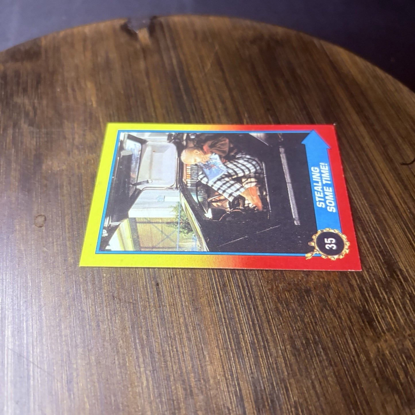 1989 Back To the Future 2 #35 "Stealing Some Time" High Grade Topps Trading Card9