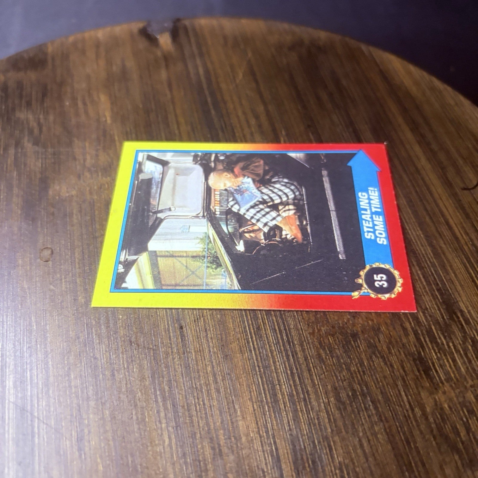 1989 Back To the Future 2 #35 "Stealing Some Time" High Grade Topps Trading Card9