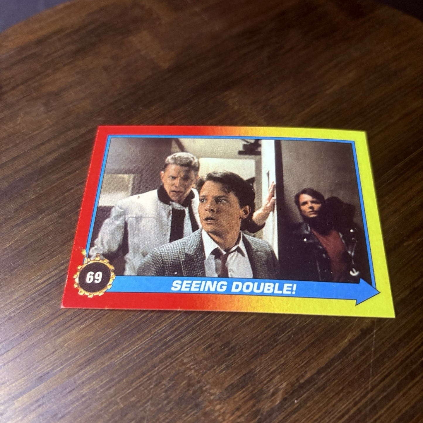 1989 Topps Back to the Future #69 "Seeing Double!" High Grade Trading Card6