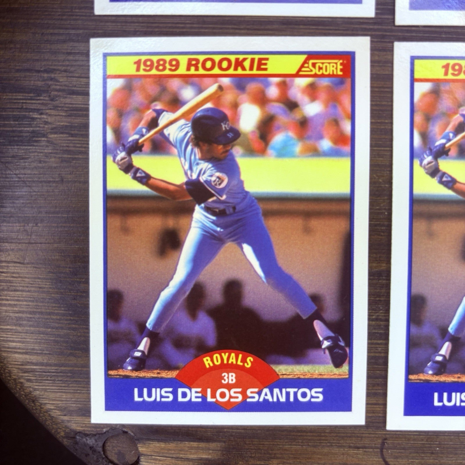(2) 1989 Score Bob Milacki ROOKIE CARD #651 & (2) Luis De Los Santos #6482