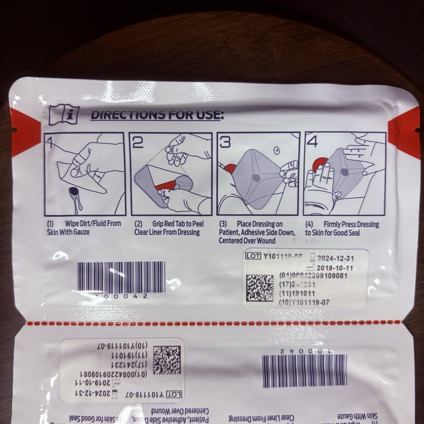 Twin Pack – HyFin Vent Compact Chest Seal (2 Seals Total) | for Entry/Exit2