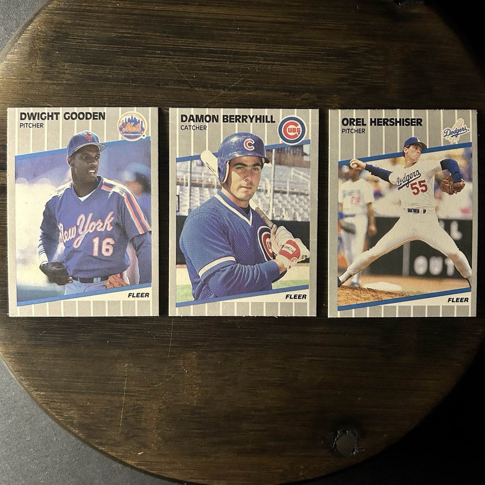 1989 Fleer MLB High Grade (Lot Of 3) Trading Cards0