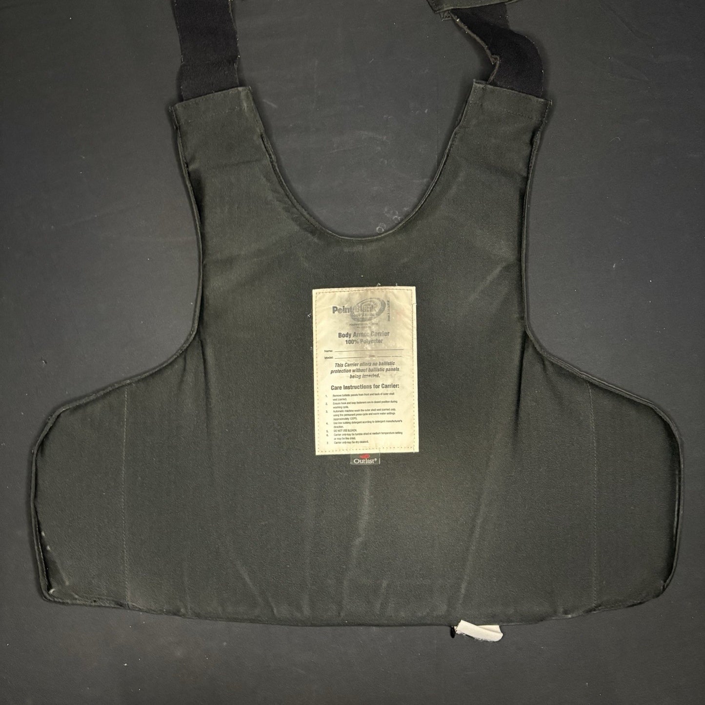 PB Armor 3A Bullet Proof Vest IIIA Size Large w/ Trauma Plate Concealable Vest8