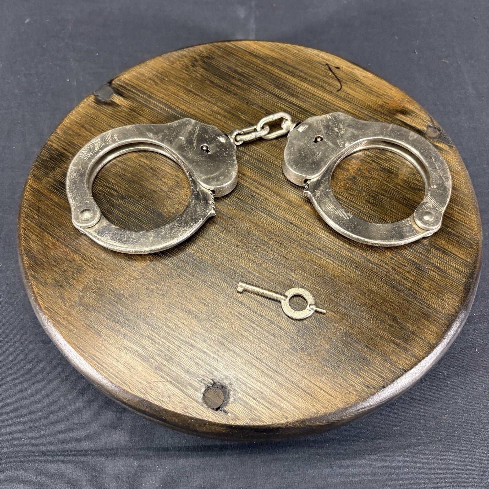 Jay-Pee Handcuffs w/ Key ~Vintage~ (Made in Spain) HEAVY DUTY0