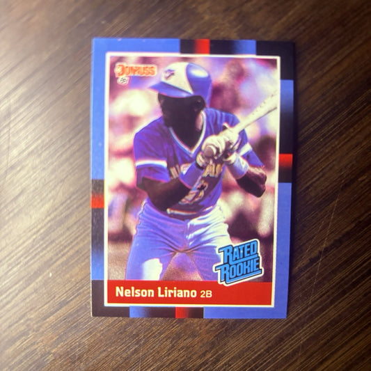 1988 Donruss  Rated Rookie Nelson Liriano #32  Toronto Blue Jays High Grade0