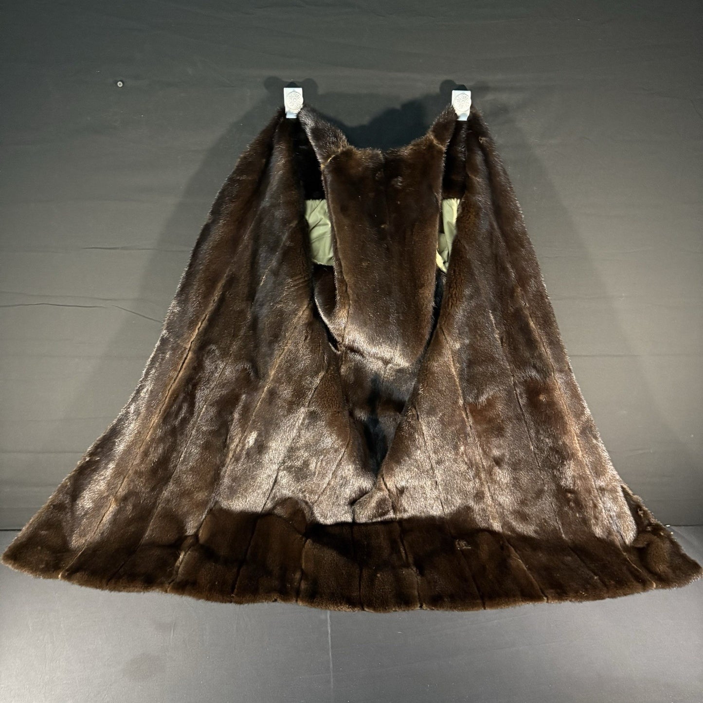 Burberry Fur Coat Mink Over Coat Women’s Size Medium Camel Hair w/Removable Mink19