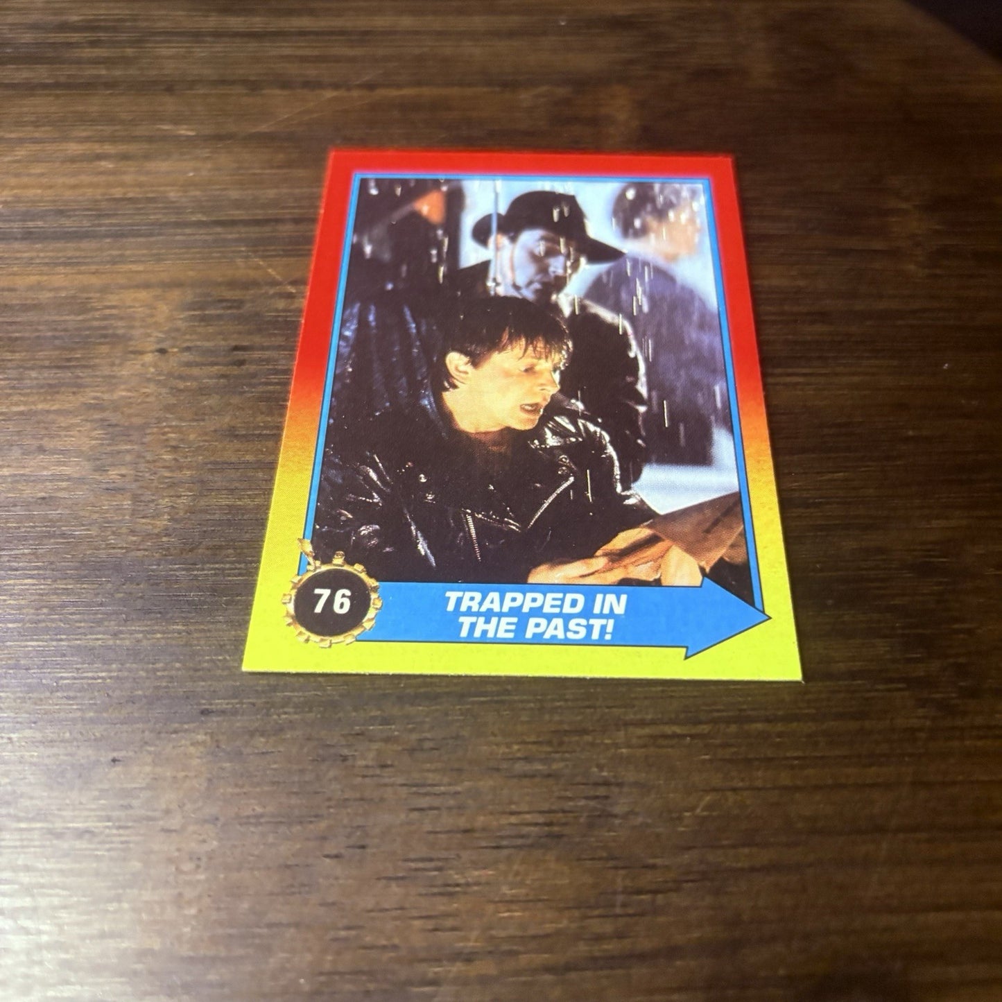 1989 Topps Back to the Future #76 "Trapped In The Past" High Grade Trading Card6