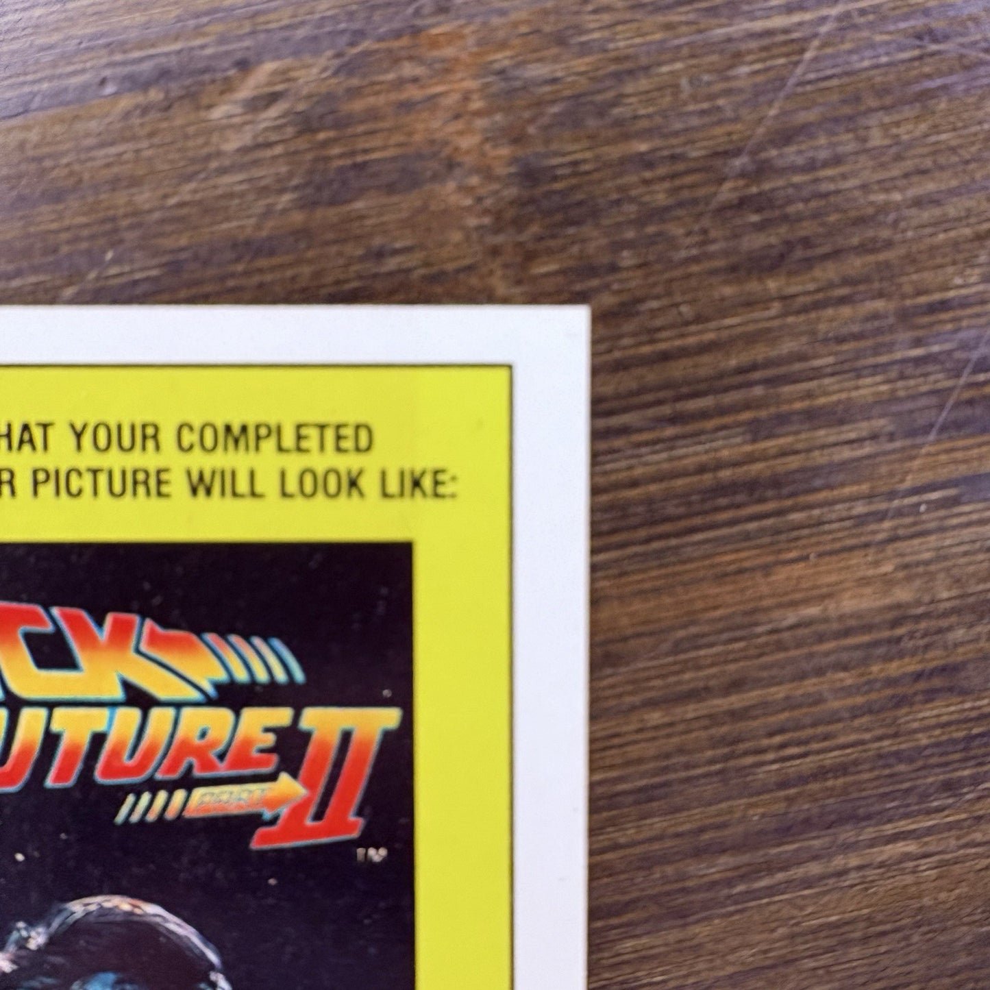 1989 Topps Back to the Future Part II Stickers #11 Delorean Time Machine4