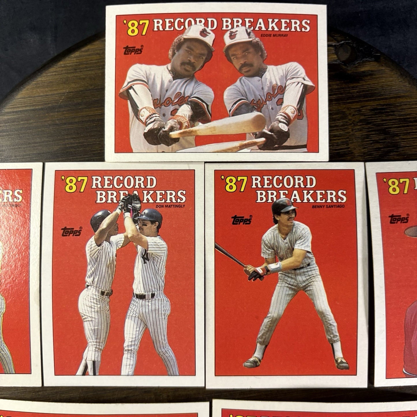 1988 Topps ‘87 Record Breakers Lot (7) Cards All High Grade See Photos5