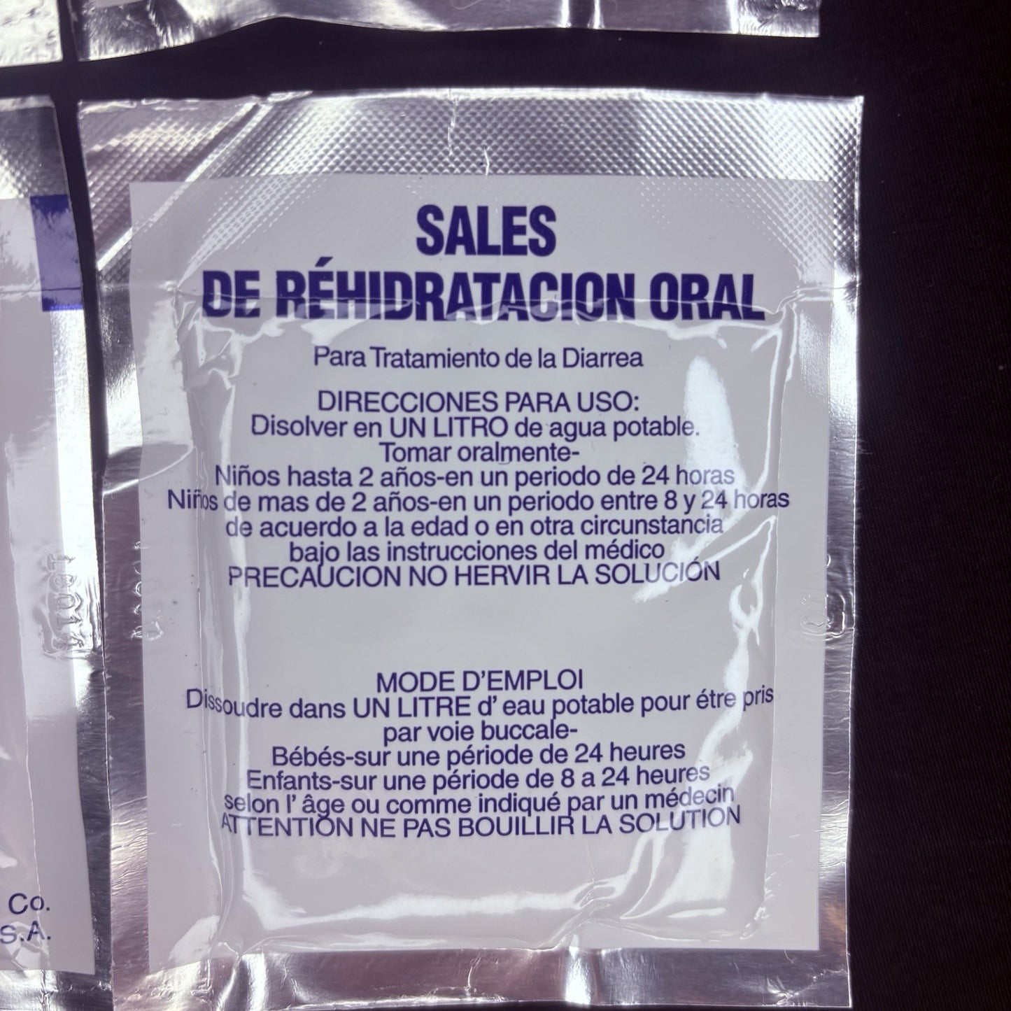 12 Pack Oral Rehydration Salt Jianas Bros Manufacturers Date 06182