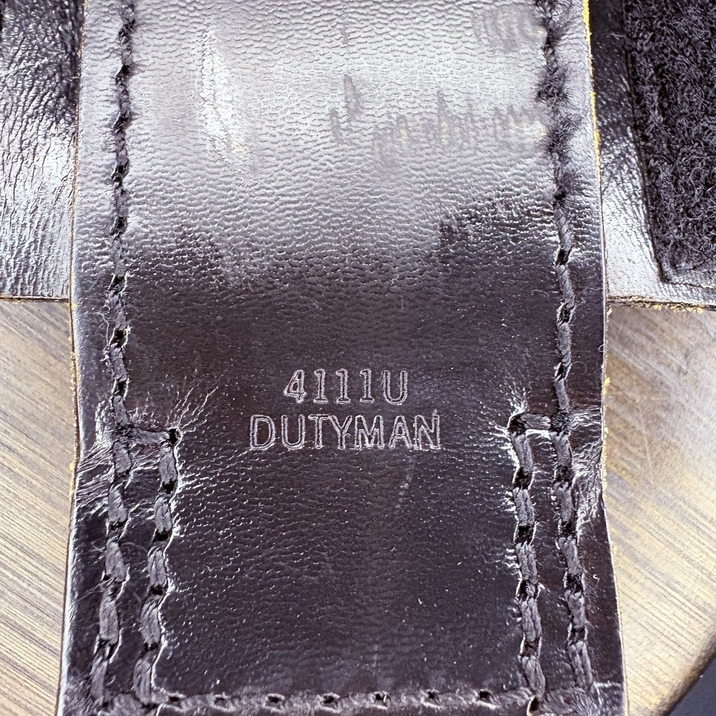Dutyman Radio Pouch 4111 Plain Leather Steel Based Black Case, Holder7