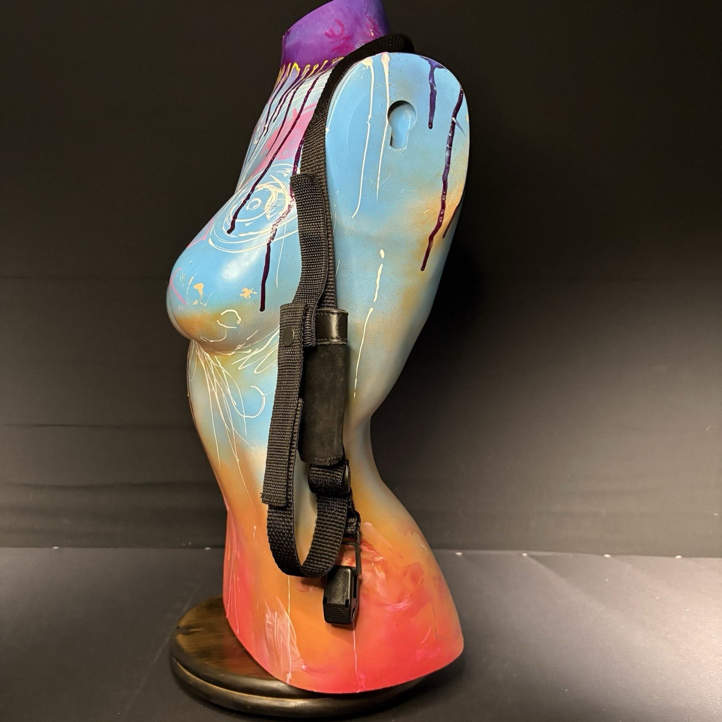 Universal Leather Shoulder Holster LH/RH With Extra Magazine Pouch2