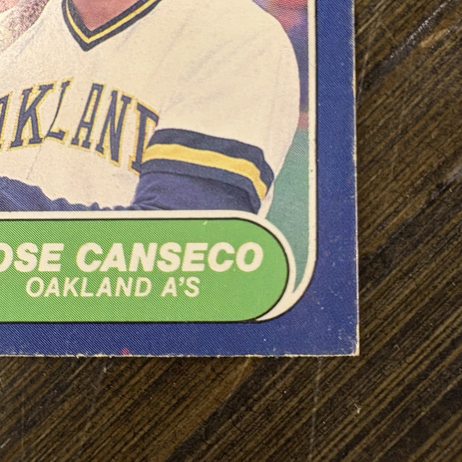 1986 Fleer Eric Plunk/Jose Canseco Rookie Card RC #649 Oakland Athletics 9