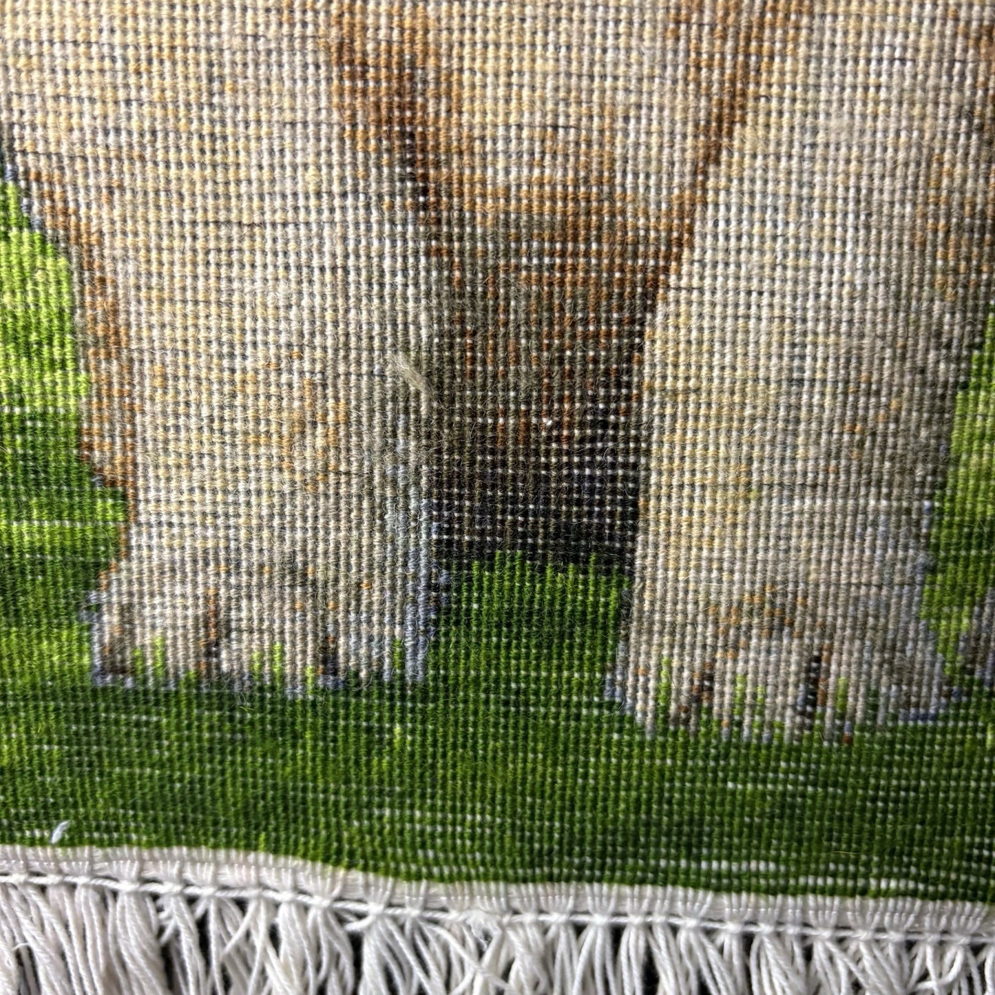 Persian Pictorial Rug 3D Puppy Hand Knotted 24”x17” 224KPSI w/Free Rug Hangers22