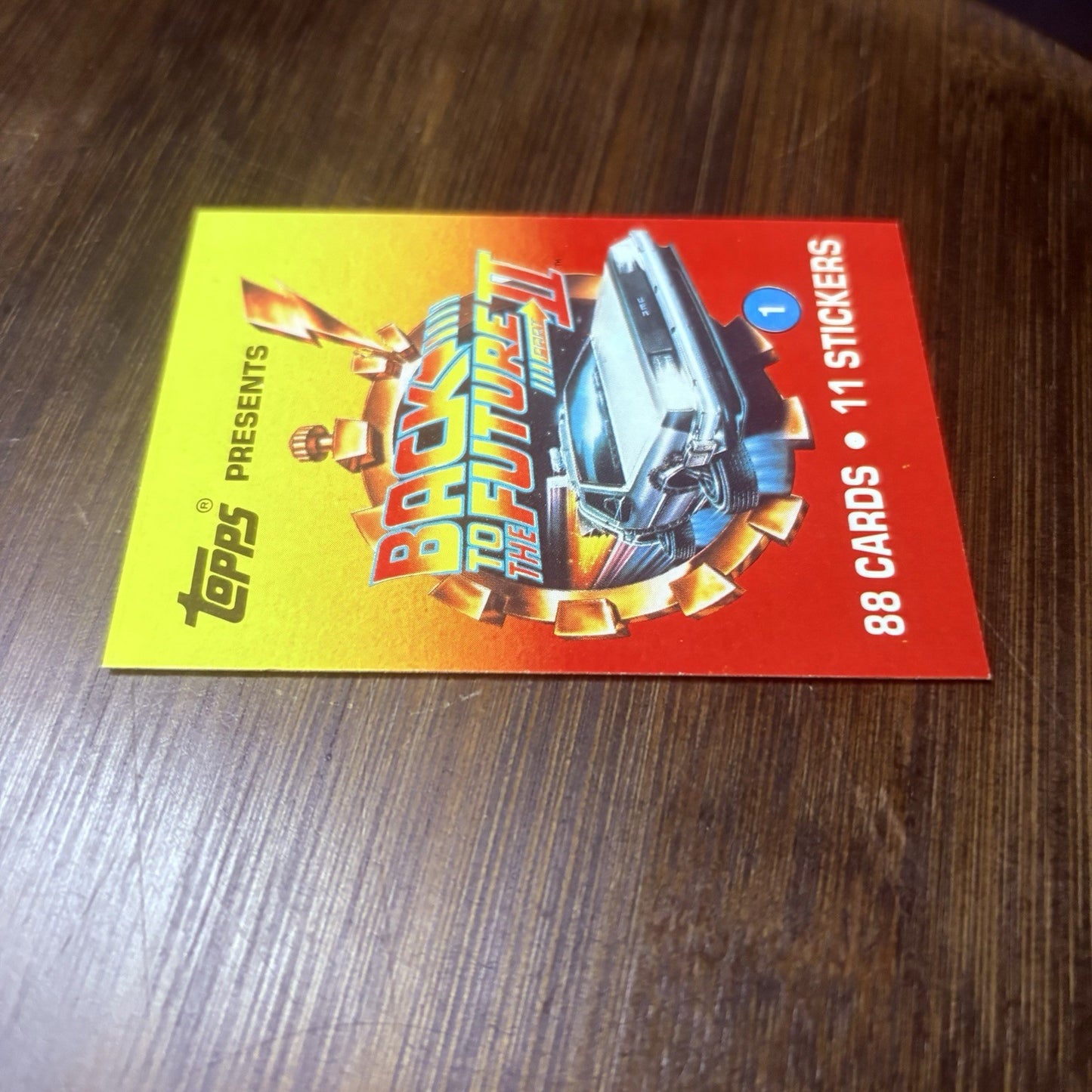 Back To The Future 2 1989 Topps #1 Title Card Will Grade High, See Photos5