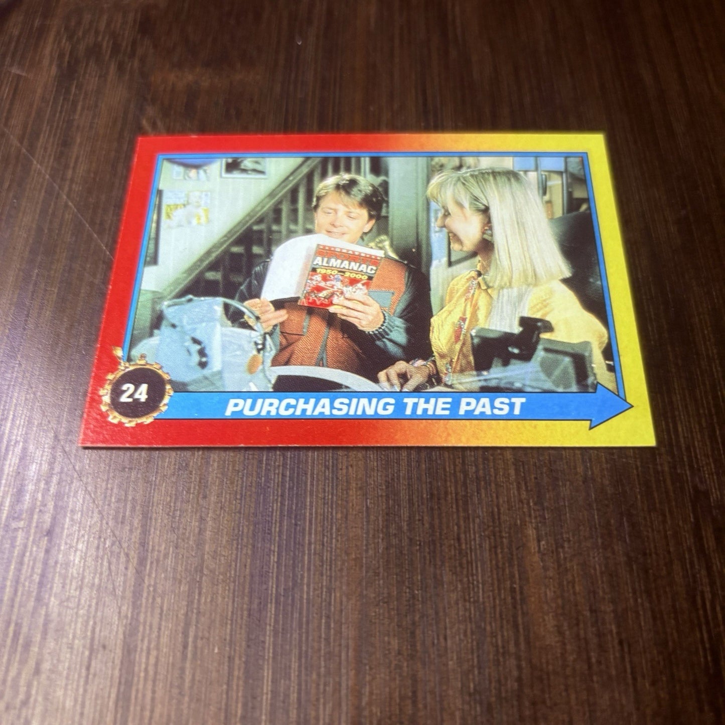 Back To The Future 1989 Topps #24 "Purchasing The Past" High Grade Trading Card6