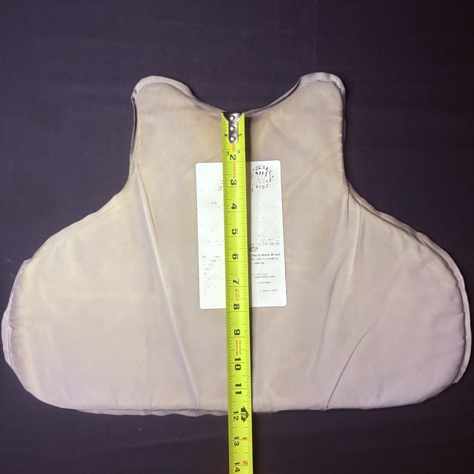 US Armor IIIA (3A) Bullet Proof Concealable Vest -Size SMALL- 201912