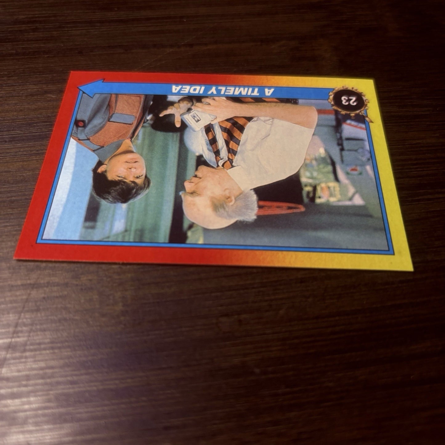 1989 Topps Back to the Future #23 "A Timely Idea" High Grade Trading Card8