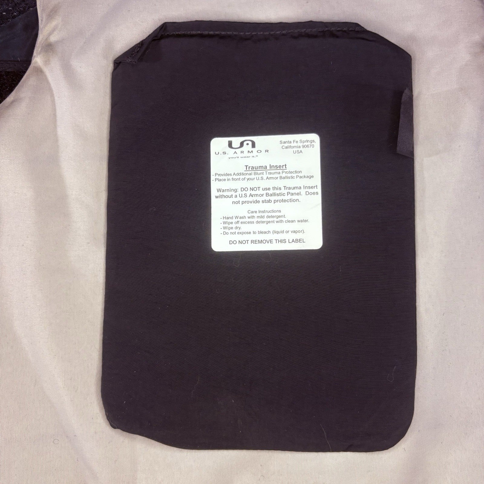 US Armor Bullet Proof Vest IIIA (3A) Size Large 2022 w/ Trauma Plate Concealable14