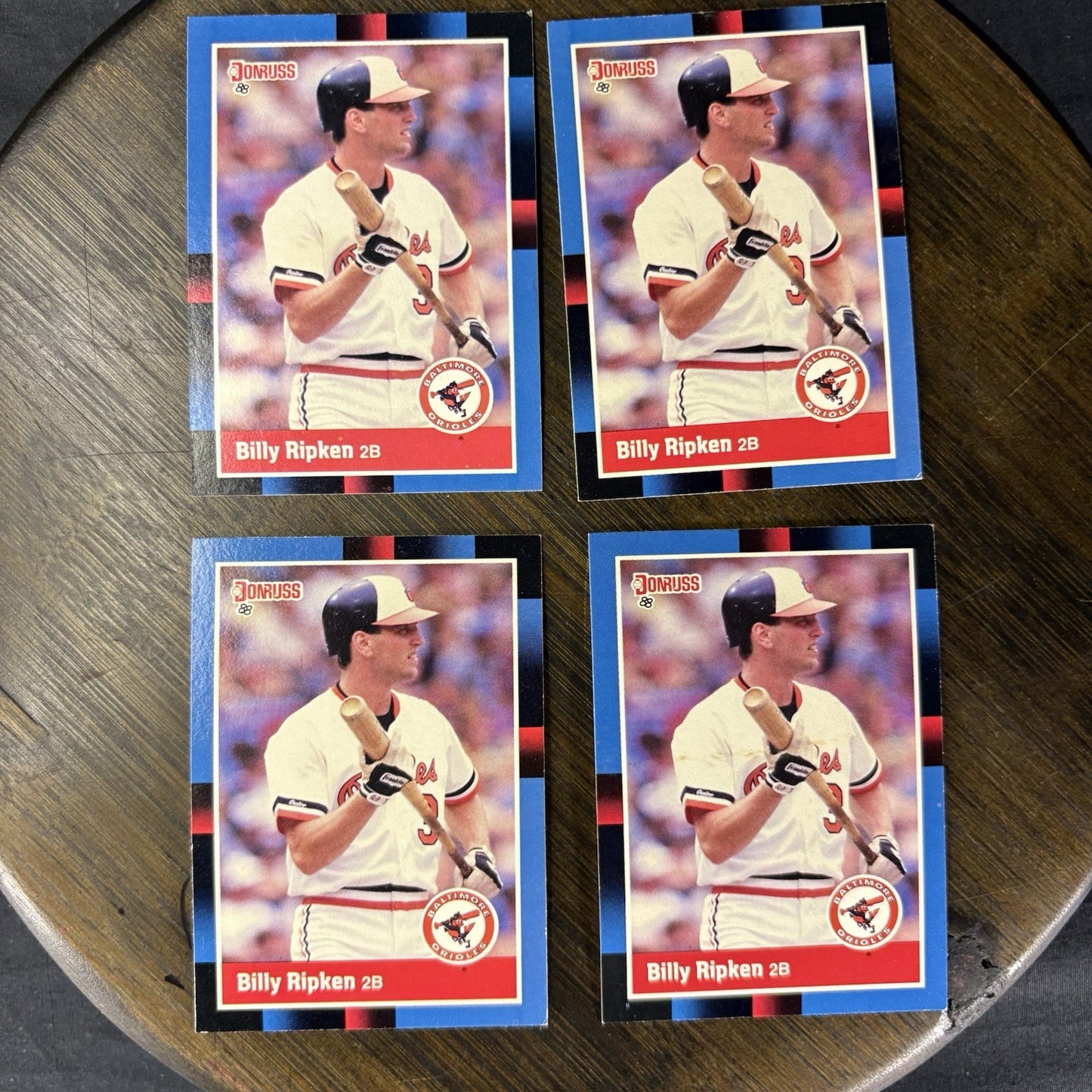 1988 Billy Ripken & Cal Ripken Sr. Error Card Lot Donruss & Topps High Grade2