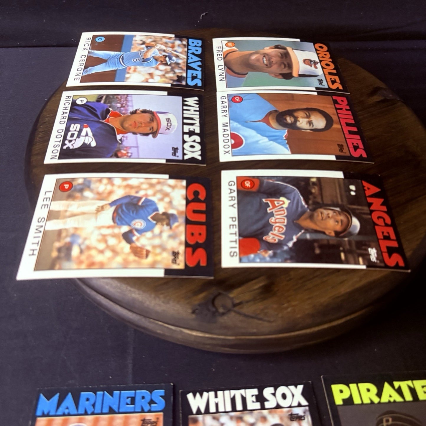 1986 Topps High Grade Baseball Cards.  15 card lot8