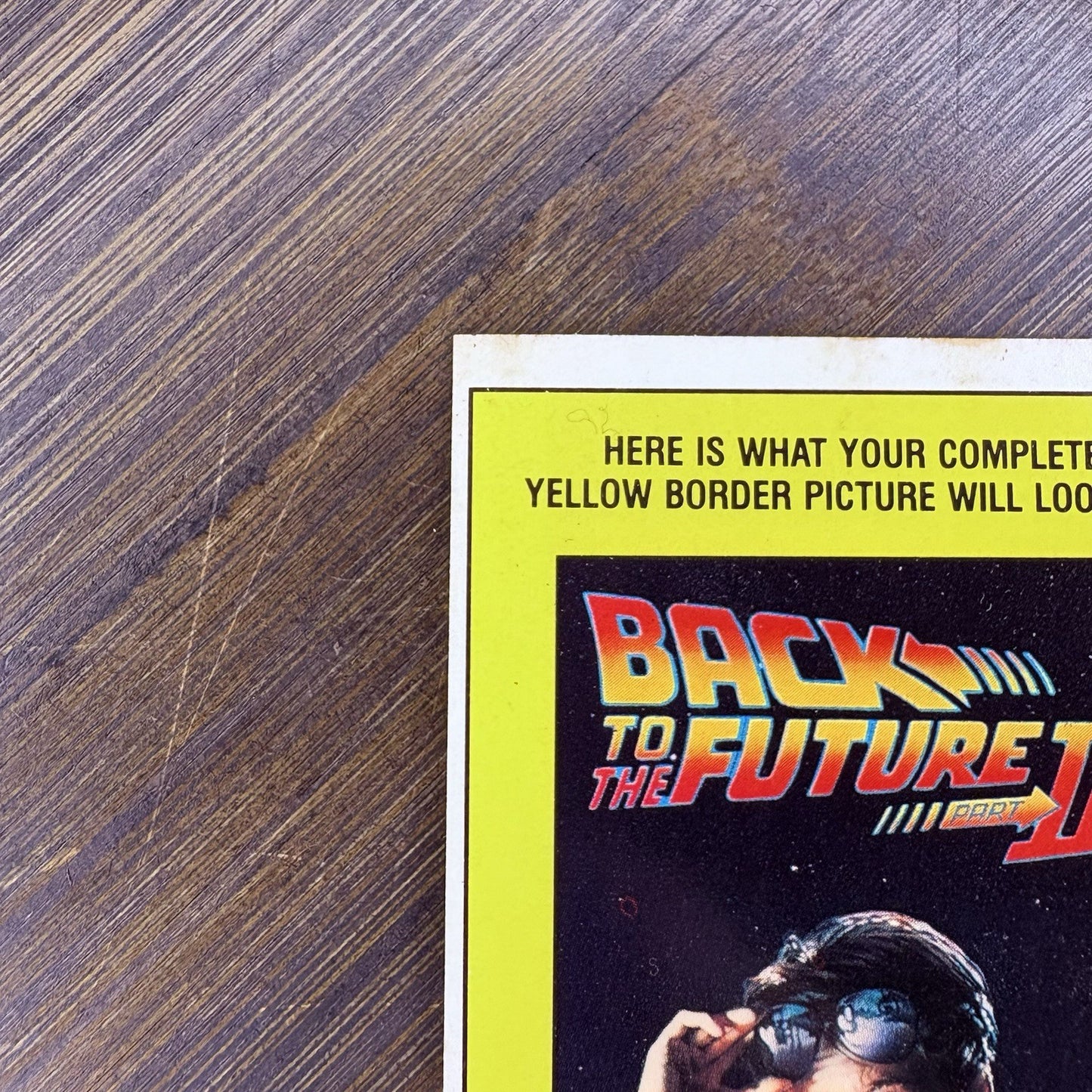 Damaged 1989 Topps Back to the Future Part II Stickers #11 Delorean Time Machine5