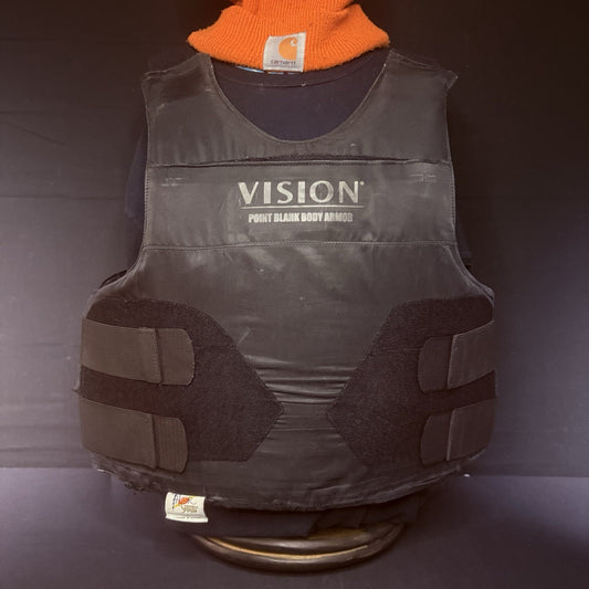 PB 3A Bullet Proof Vest Size XL w/Trauma Plate IIIA Concealable Body Armor0