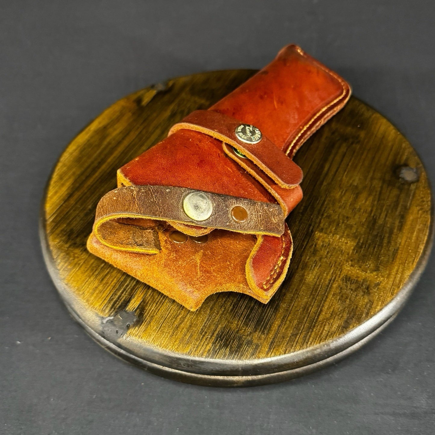 Bucheimer “Perfect Fit” #18 Tan Leather Revolver Holster2