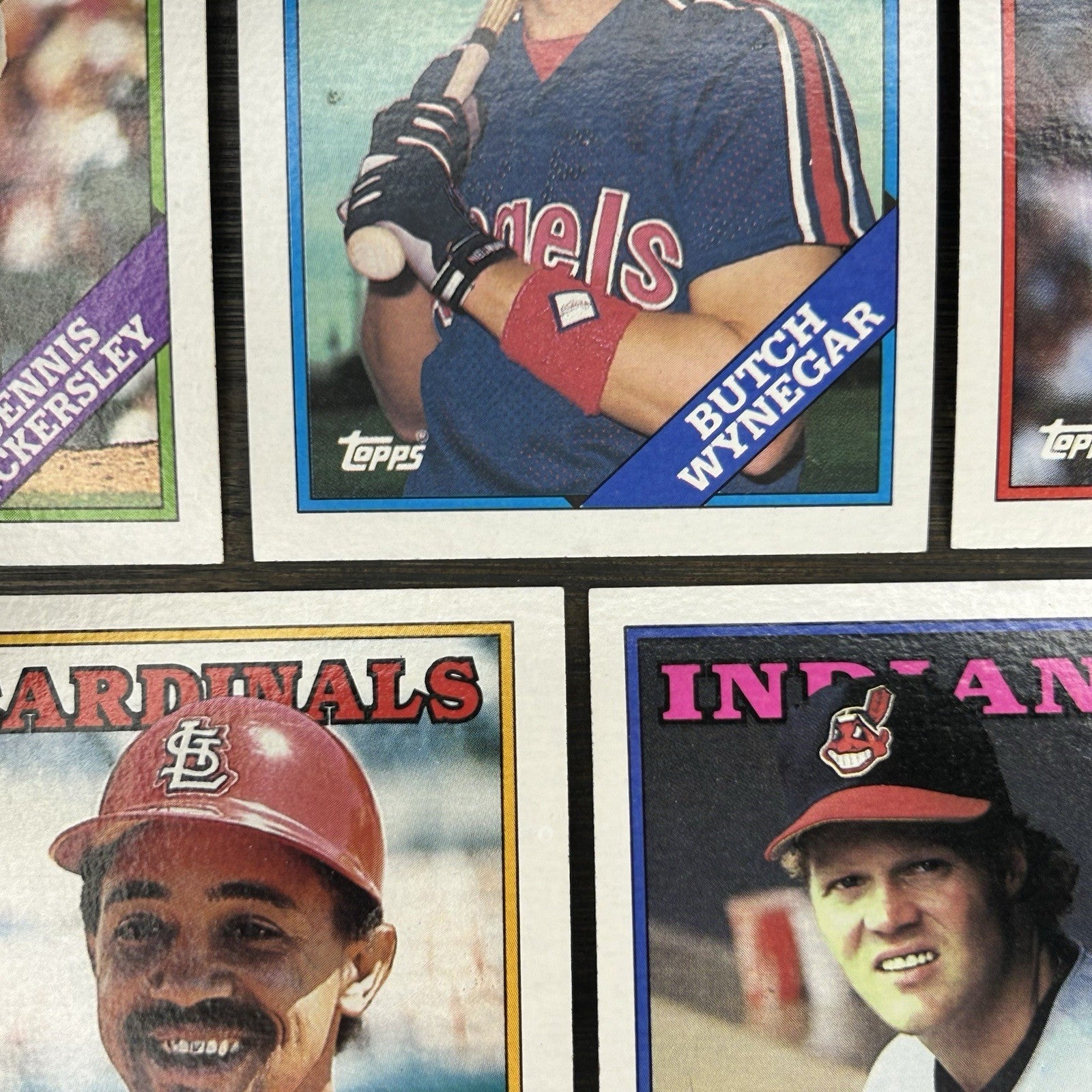 1988 Topps High Grade Cards #72, #737, #36, #410, #230 MLB Baseball (Lot Of 5)7