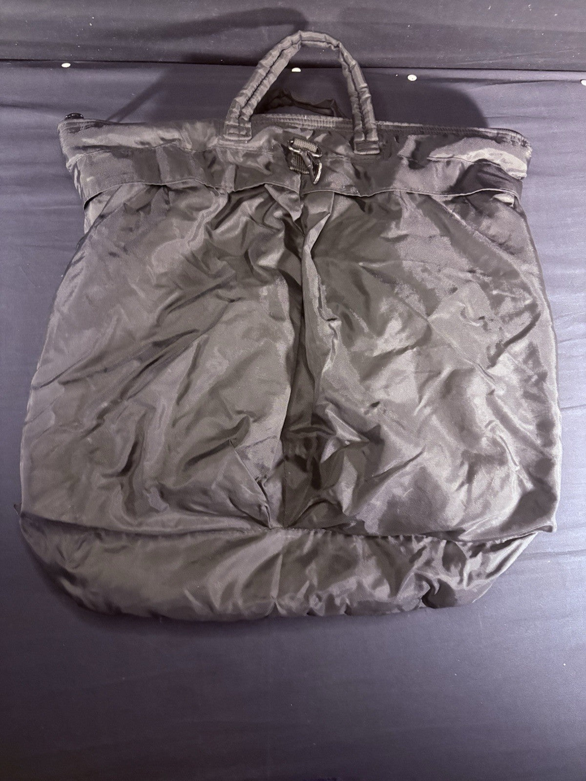 US Military Aviation Flyer’s Pilot Helmet Bag w/Inside & Outside Pockets, Black0