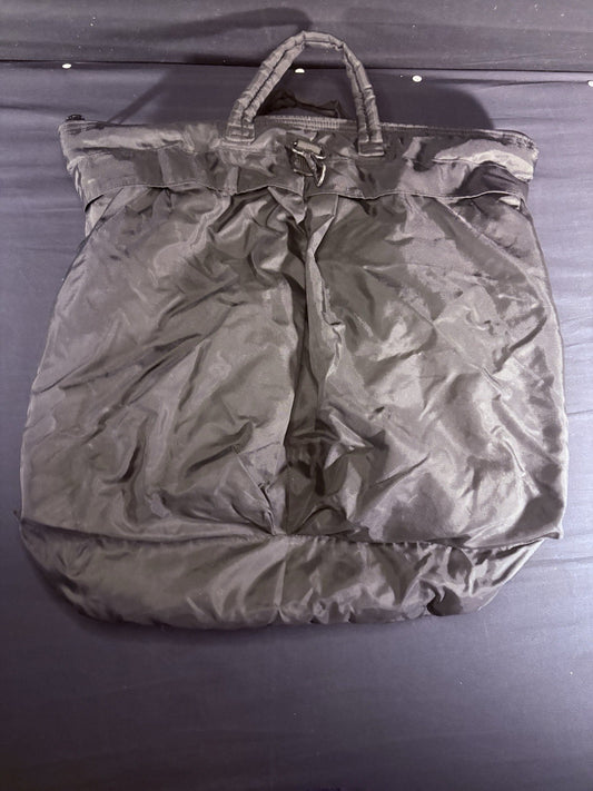 US Military Aviation Flyer’s Pilot Helmet Bag w/Inside & Outside Pockets, Black0