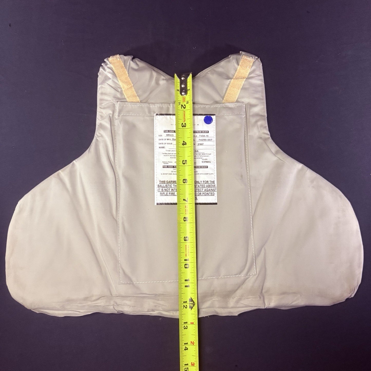 US Armor 3A Bullet Proof Vest Size Medium IIIA Concealable Ballistic Vest10