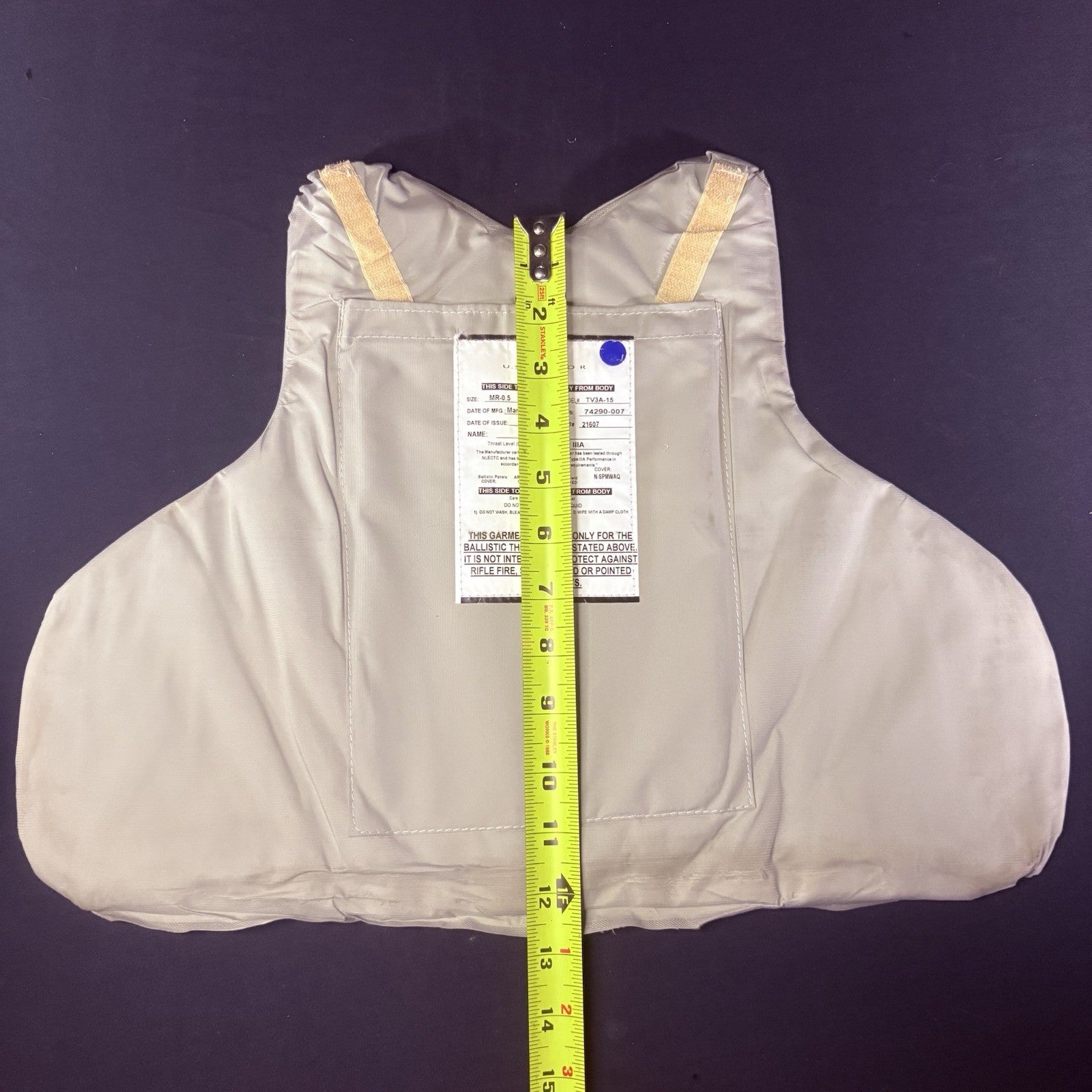 US Armor 3A Bullet Proof Vest Size Medium IIIA Concealable Ballistic Vest10