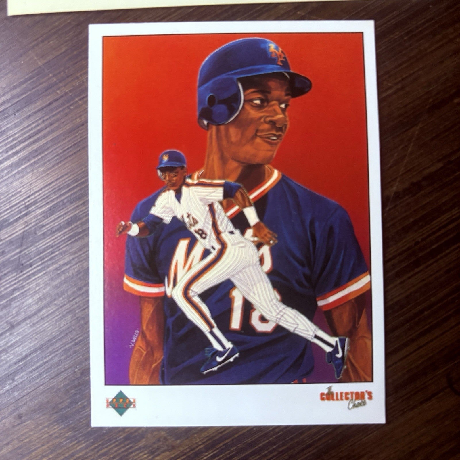 (Lot of 2) 1989 Upper Deck Darryl Strawberry #681 & Topps #253 Trading Card2