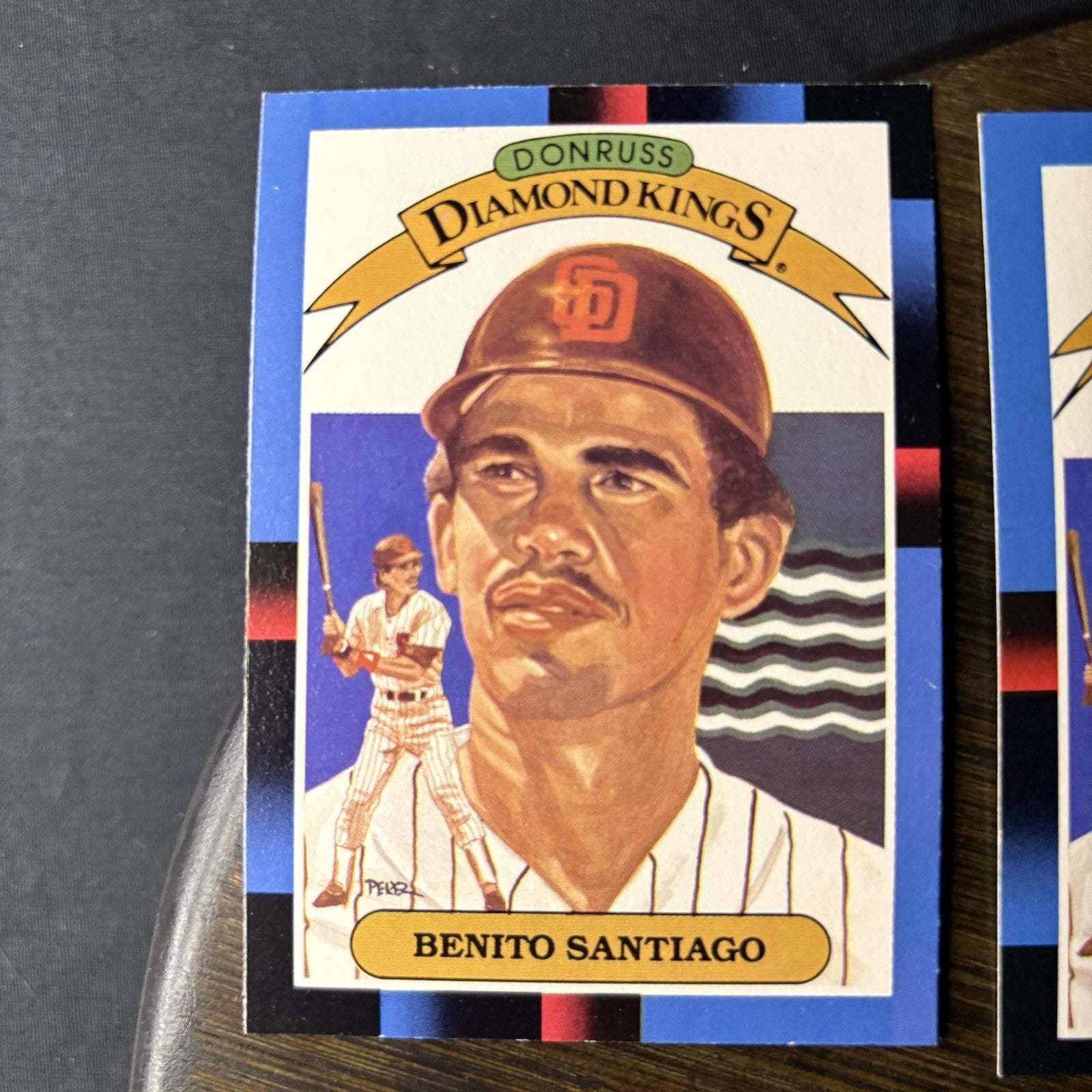 1988 Benito Santiago Lot (3)Donruss #114 & (3)Diamond Kings #3 San Diego Padres11