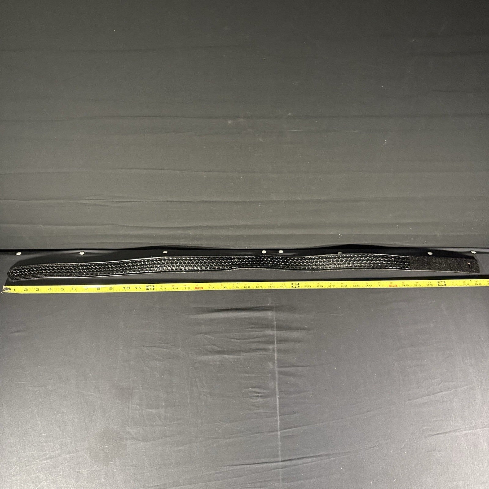 DutyMan Leather Duty Belt ( 1321 ) Size: 32, Black Basket Weave Buckle-less Belt4