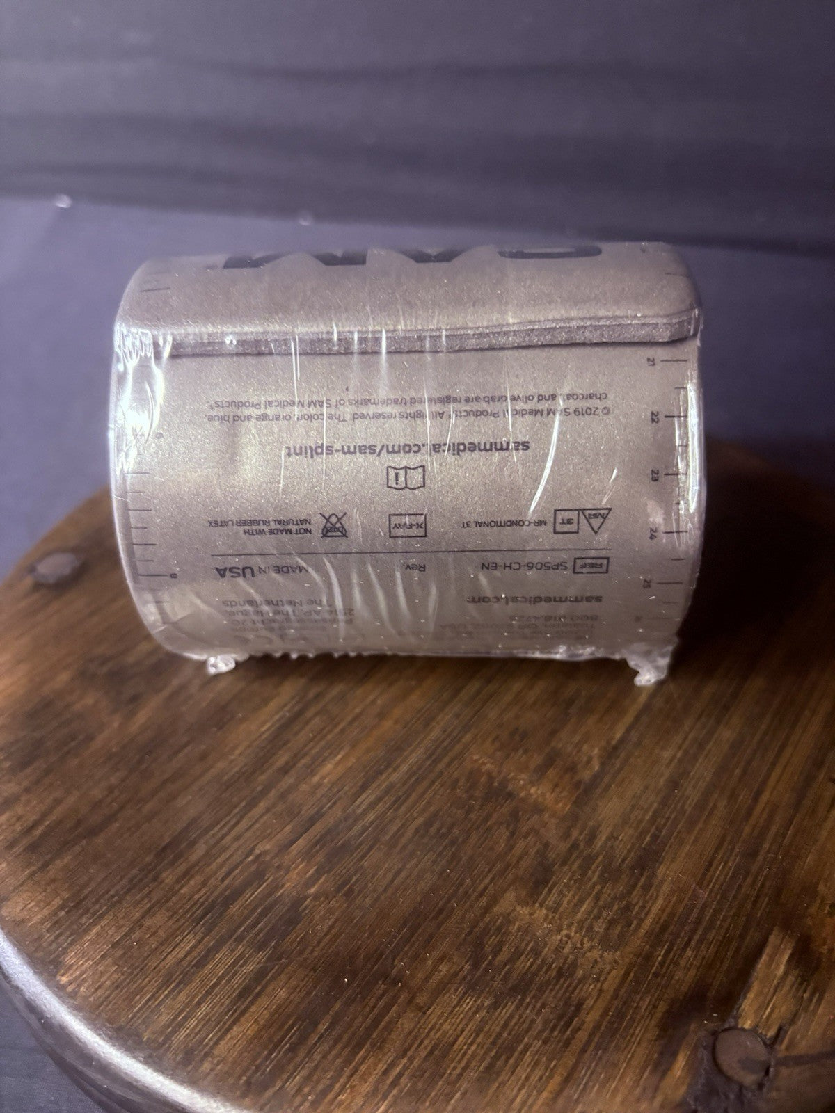 36" SAM Splint Rolled For First Aid Kit, Gray, Army Style for Trauma4