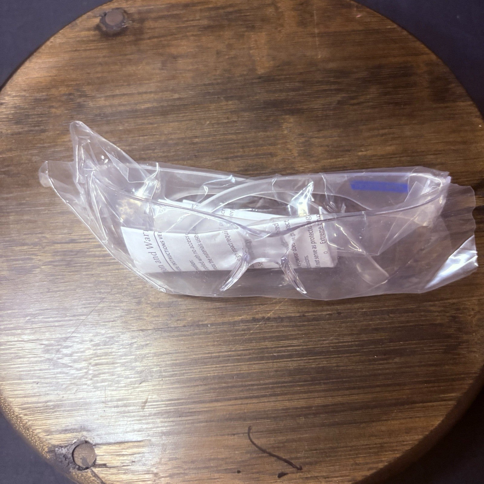 Jorestech Crystal Clear Lens Color Temple Safety Glasses One Size Z87.11