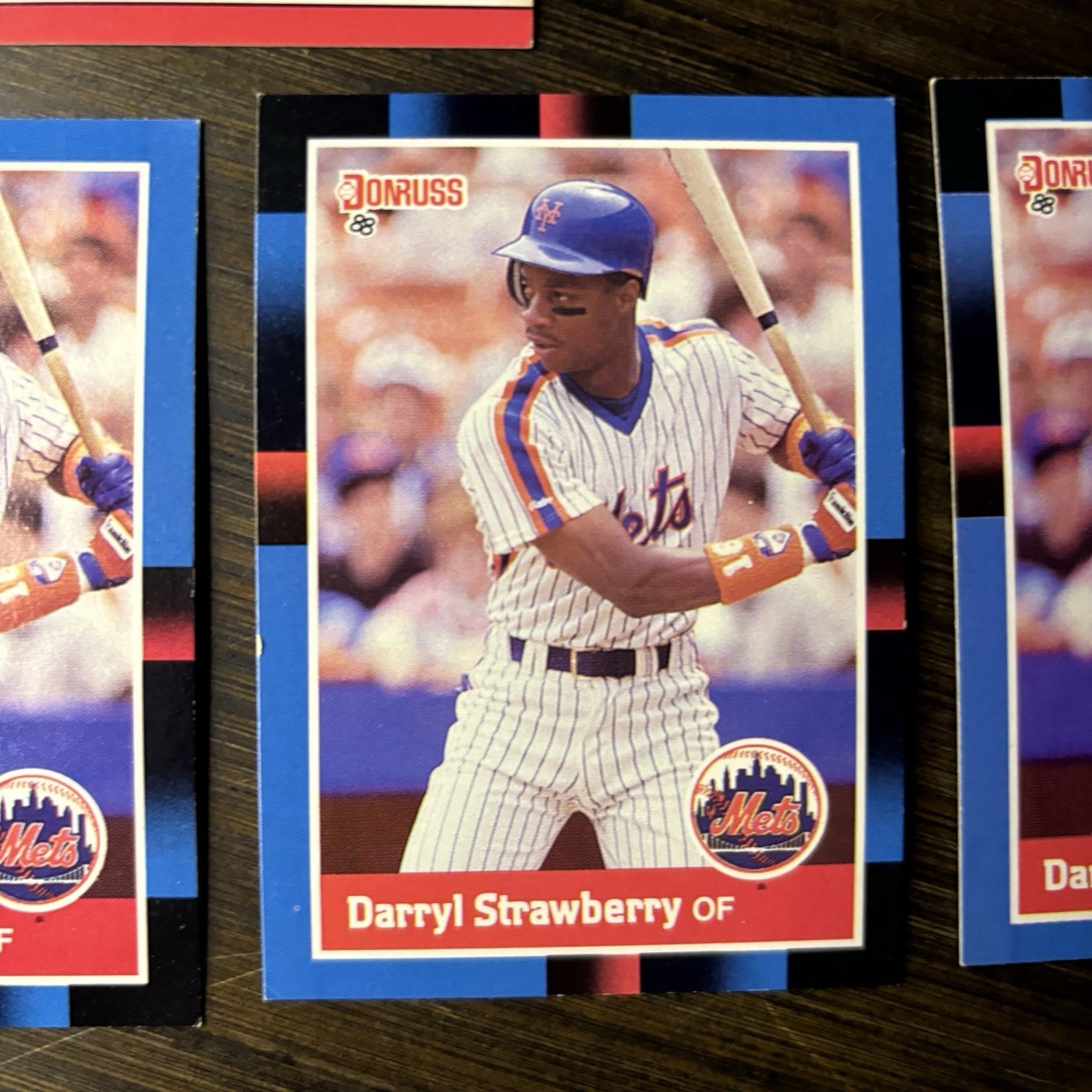 Darryl Strawberry Lot (5) Baseball Cards 1988 Fleer HIGH GRADE New York Mets MLB5