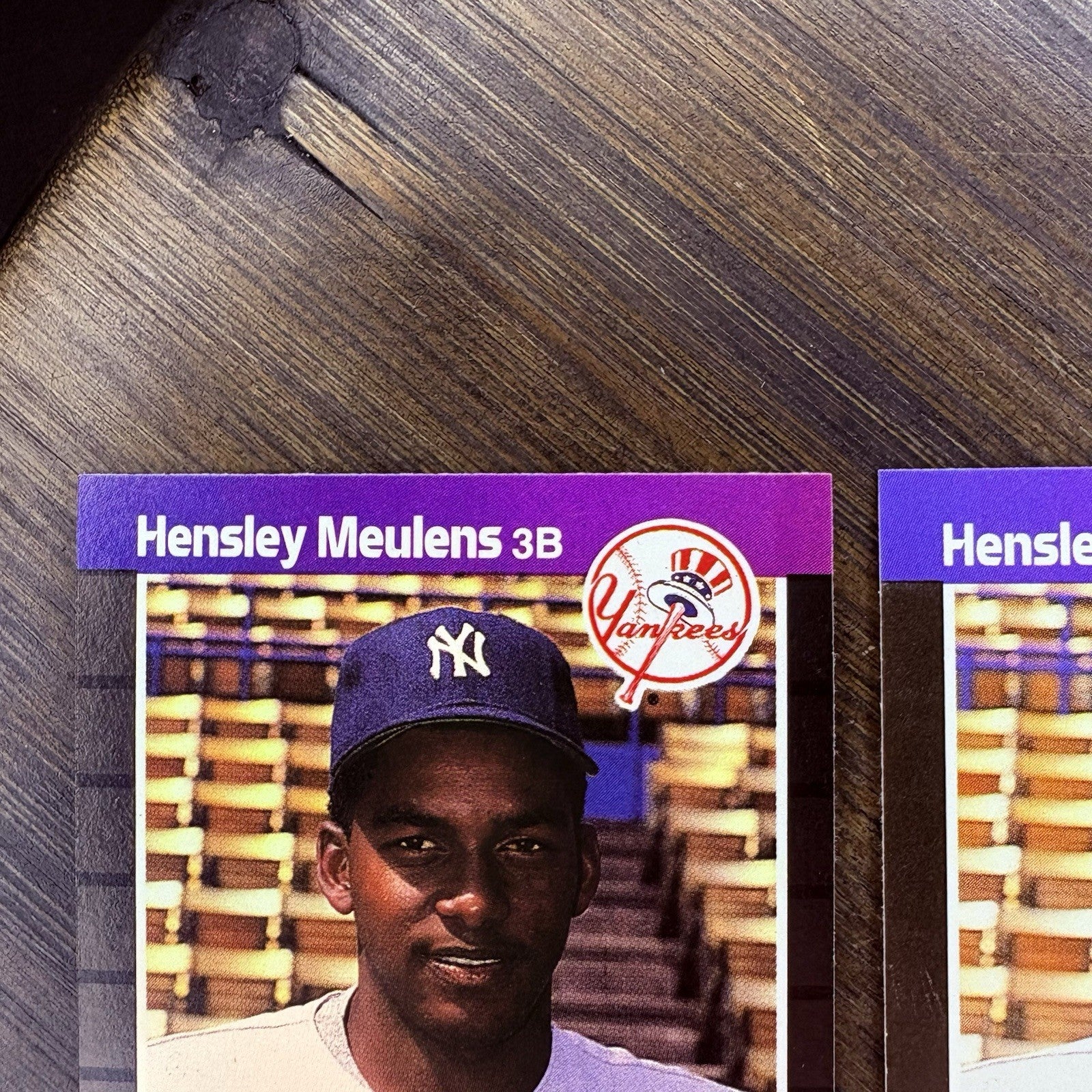 (Lot Of 3) 1989 Donruss #547 Hensley Meulens RC New York Yankees Trading Card8