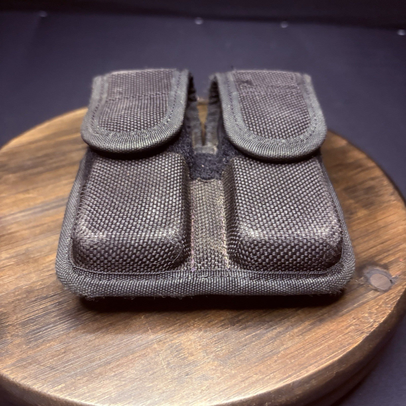 Bianchi Nylon Magazine Pouch Carrier Size 2 (9mm & .40 Double Stack) Hook & Loop3