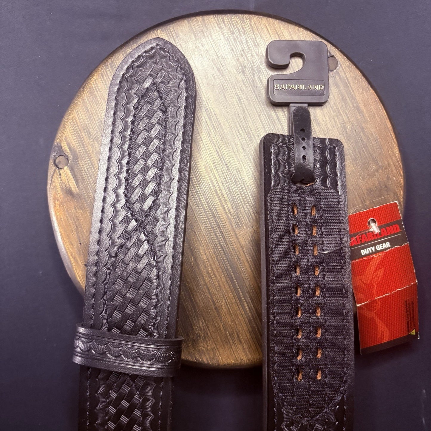 Safariland Buckleless Duty Belt Size: 36" Model 94 Lined Basket Weave 94-36-41