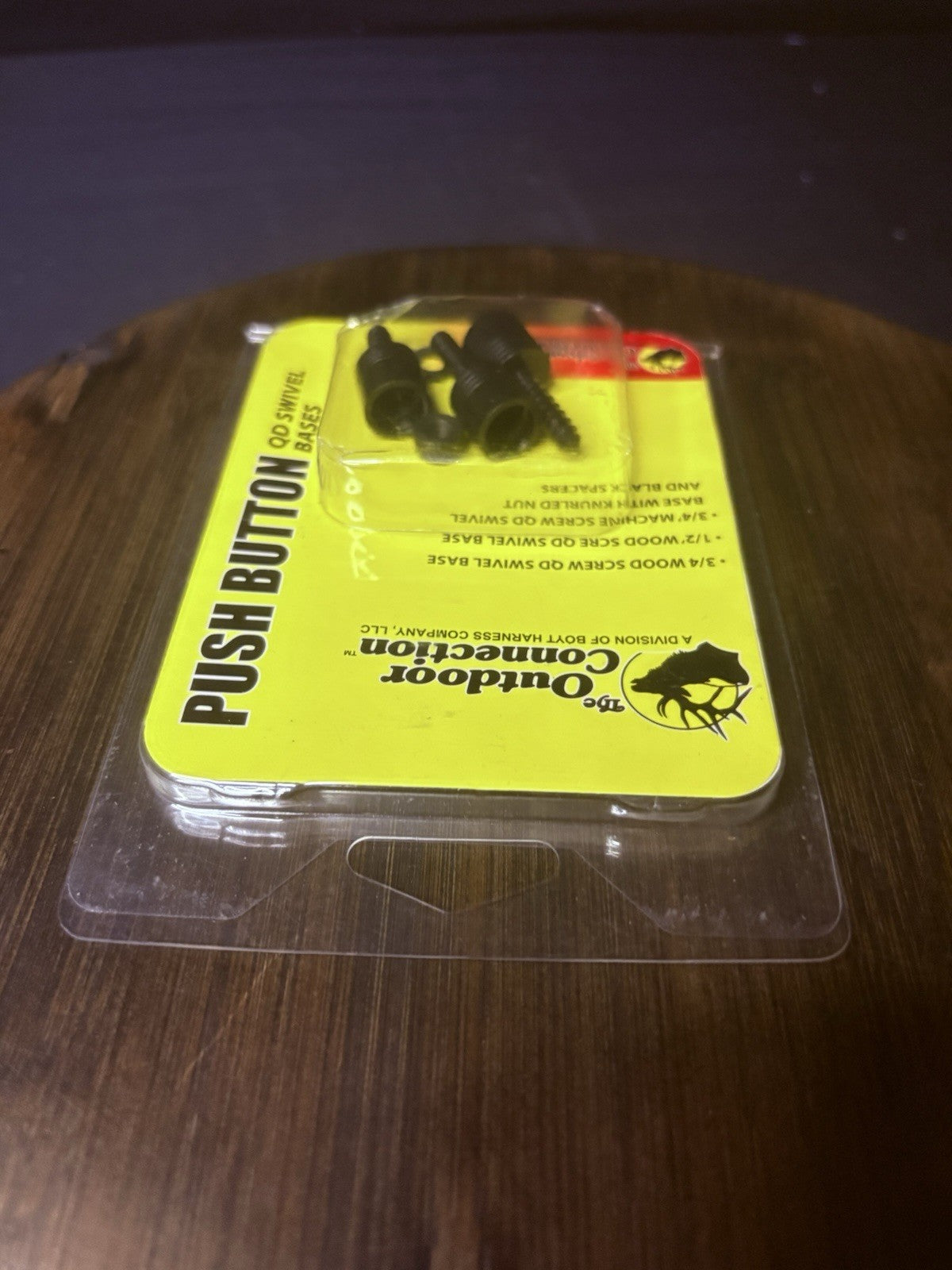 Outdoor Connection Push Button QD Swivel Bases Pack Of (3) For Wood Stock Rifles6