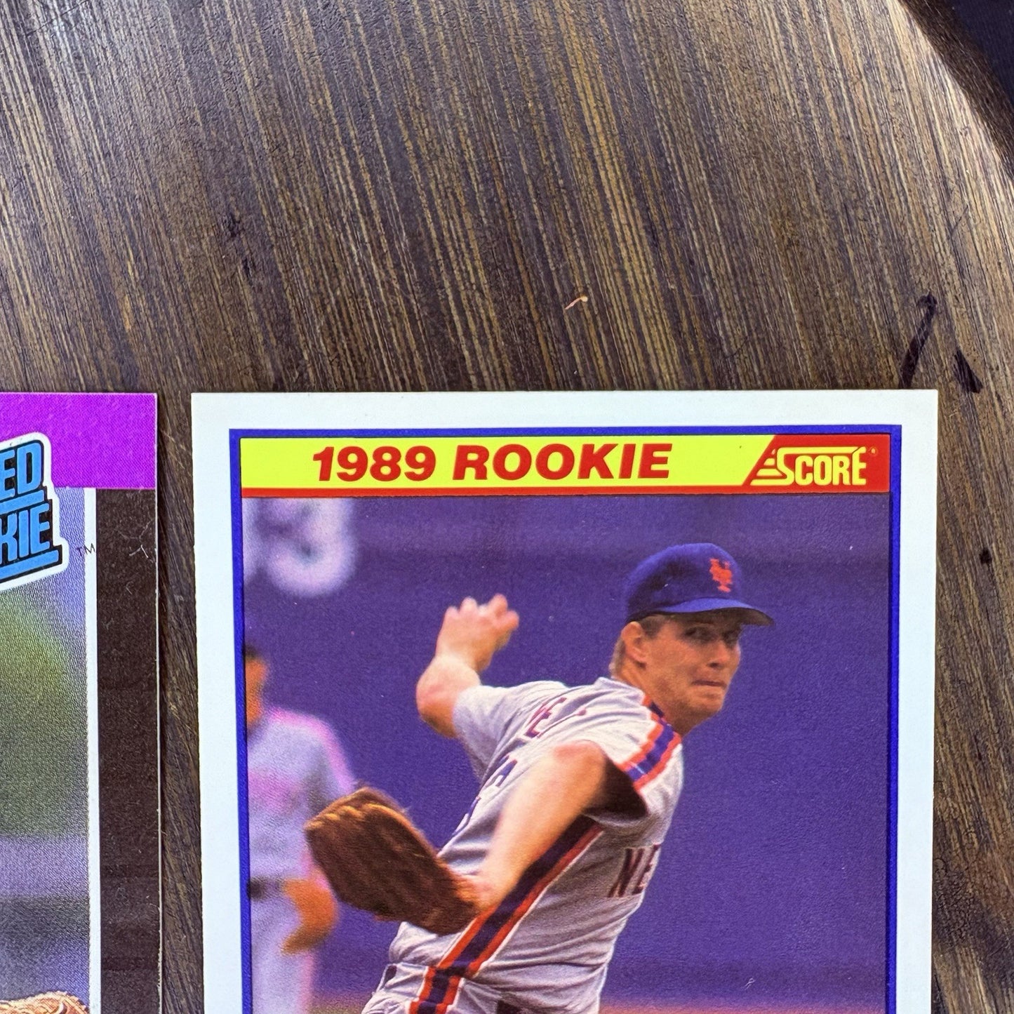 (2) 1989 Donruss # 41 DAVE WEST Rated Rookie & (1) #650 Score Trading Card6