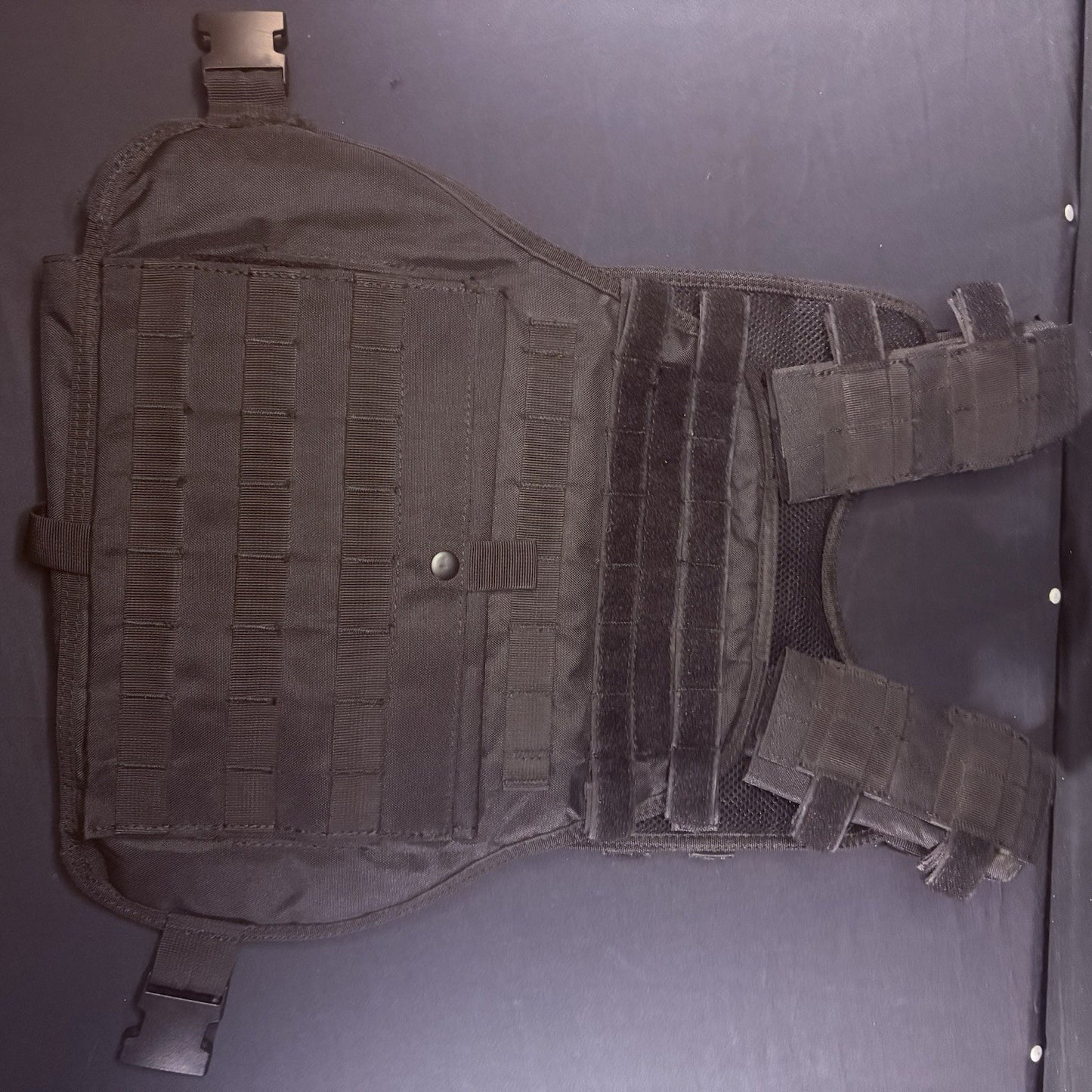 PROTECH Tactical Plate Rack Carrier 10"X12" (Adjustable Size) NOS Black MOLLE6