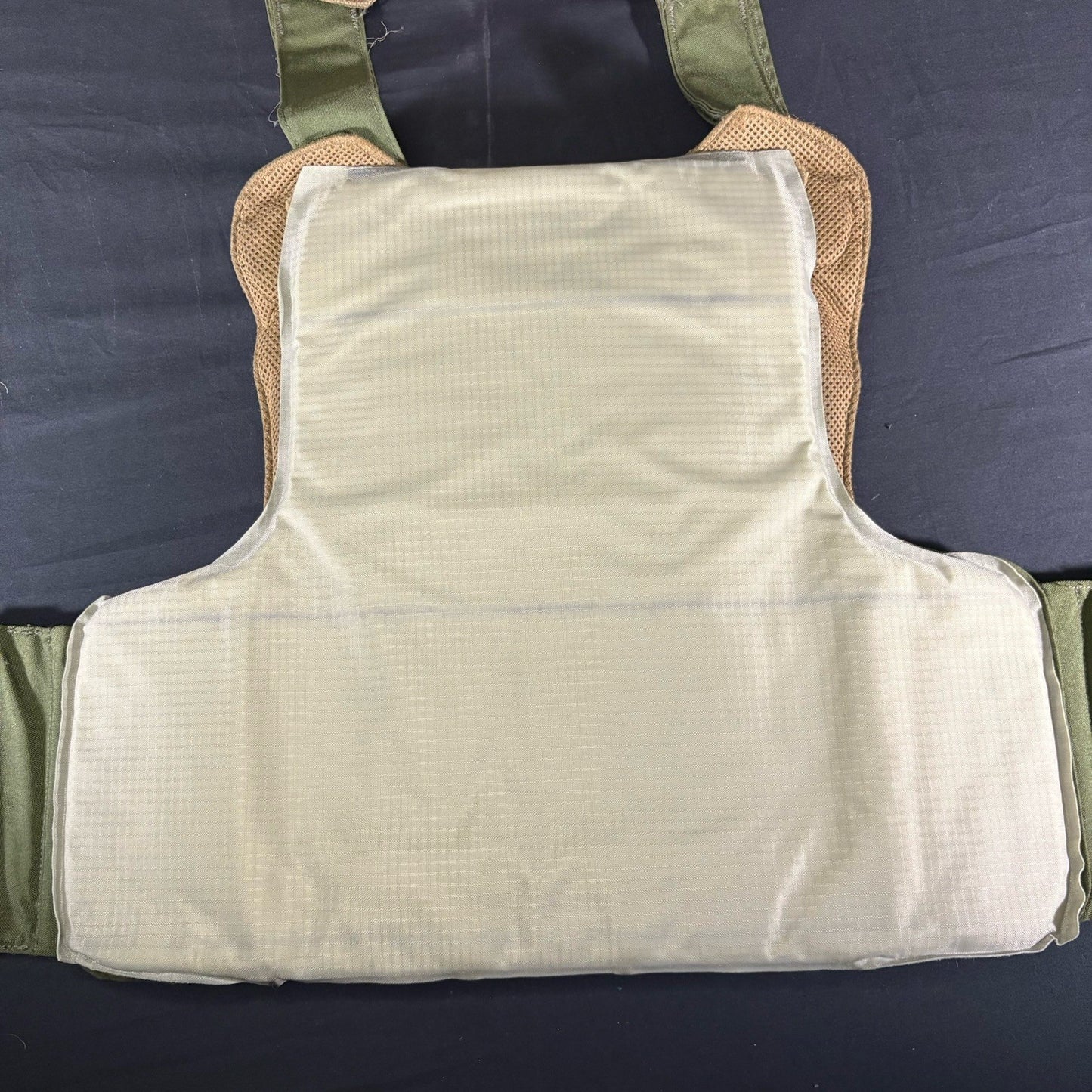 PB Carrier with Level 3A(IIIA) Soft Body Armor FLXIIIA Tactical OD Green Vest14