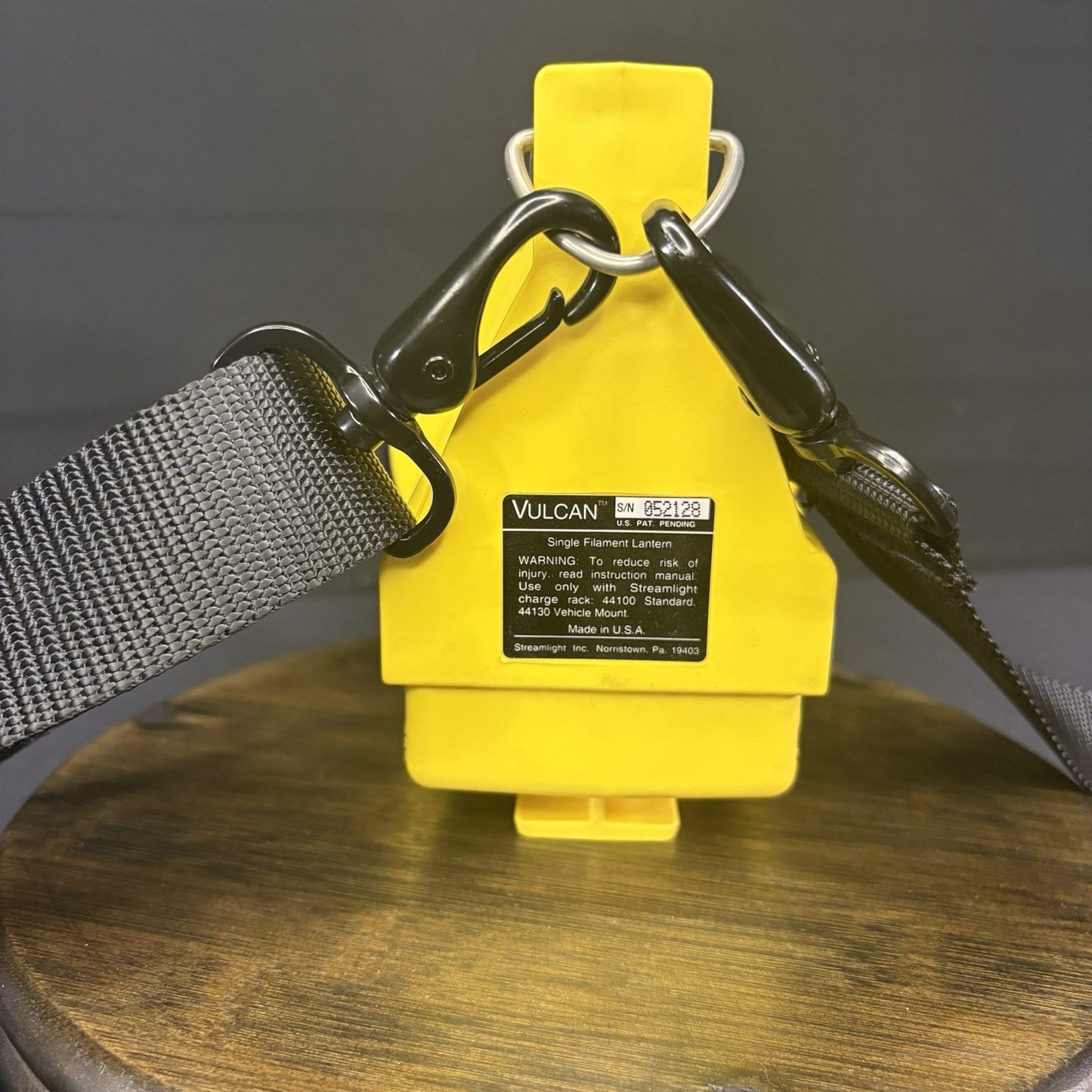 Streamlight Vulcan Flashlight ~Yellow~ Car Charger ~NEEDS NEW BATTERY~ USA Made7