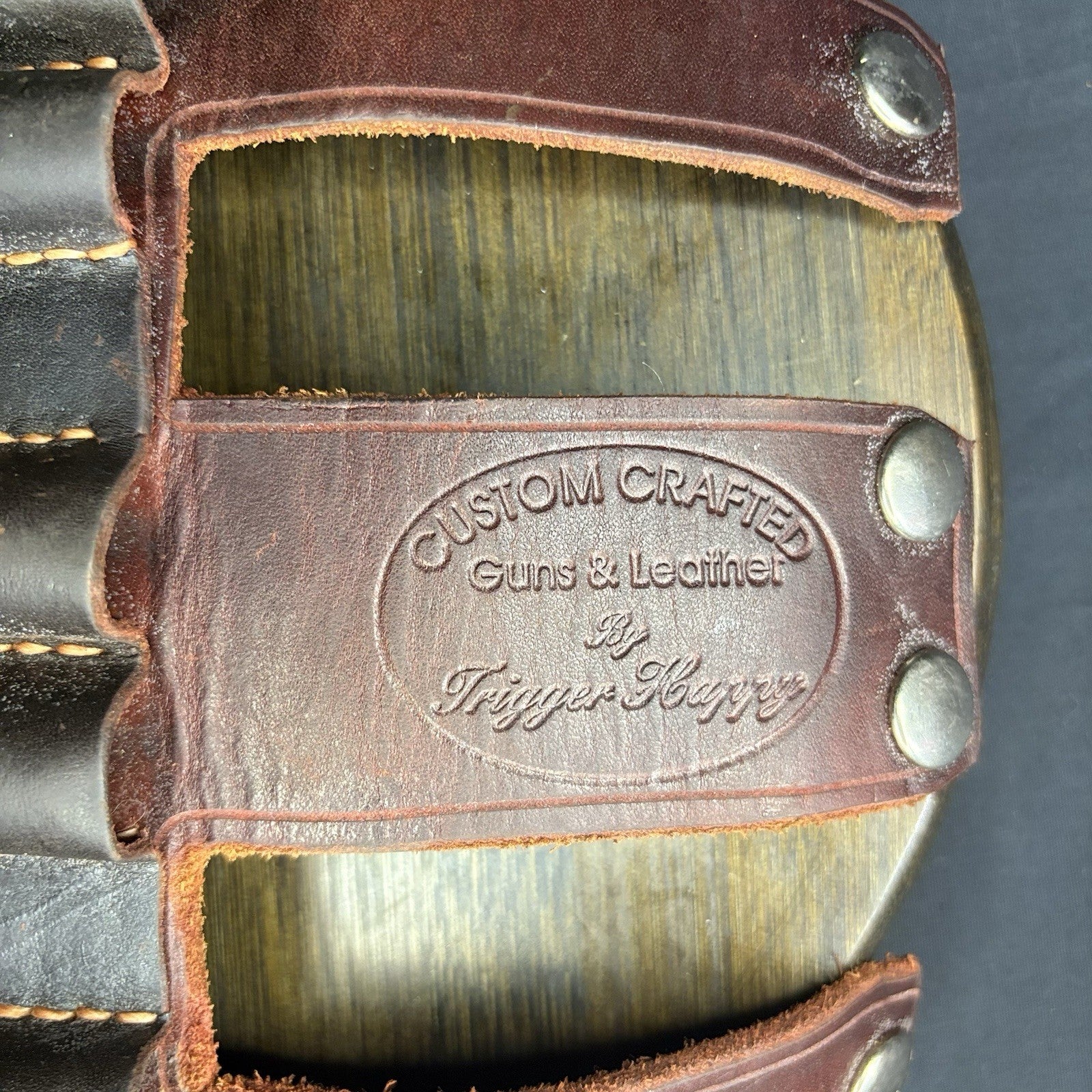 Custom Crafted Guns And Leather Shotgun Shell Belt Carrier By Trigger Happy17